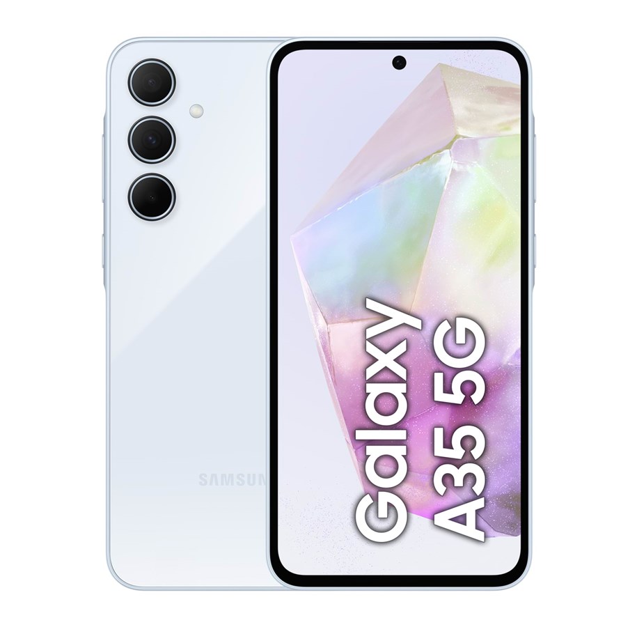 Handys & Smartphones - Samsung Galaxy A35 5G 128GB/6GB - Awesome Ice Blue - SM-A356BLBBEUB