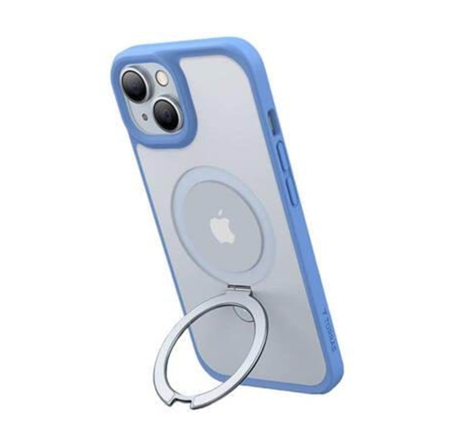 Handys - Cover & Cases - Torras UPRO Ostand Matte Case for iPhone 15 (navy blue) - X00FX0847