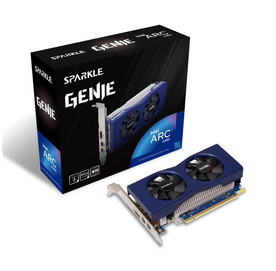 Grafikkarte - Sparkle Arc A380 Genie - 6GB GDDR6 RAM - Grafikkarte - 1A1-S00401700G