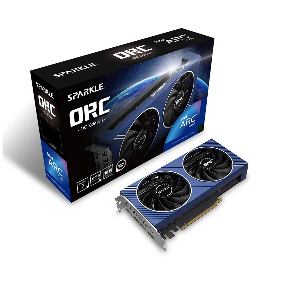 Grafikkarte - Sparkle Arc A750 Orc OC - 8GB GDDR6 RAM - Grafikkarte - 1A1-S00393500G