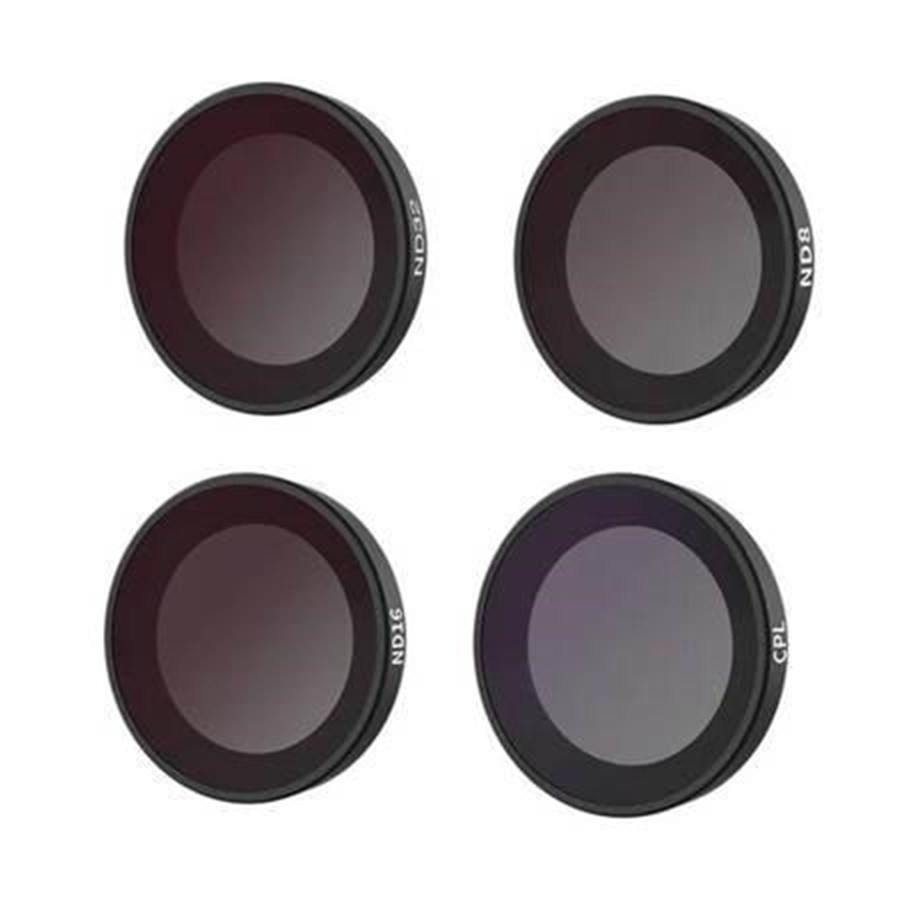 Kameras und Objektivzubehör - TELESIN Lens filter Set CPL/ND8/ND16/ND32 for Insta360 GO3 - IS-FLT-G03