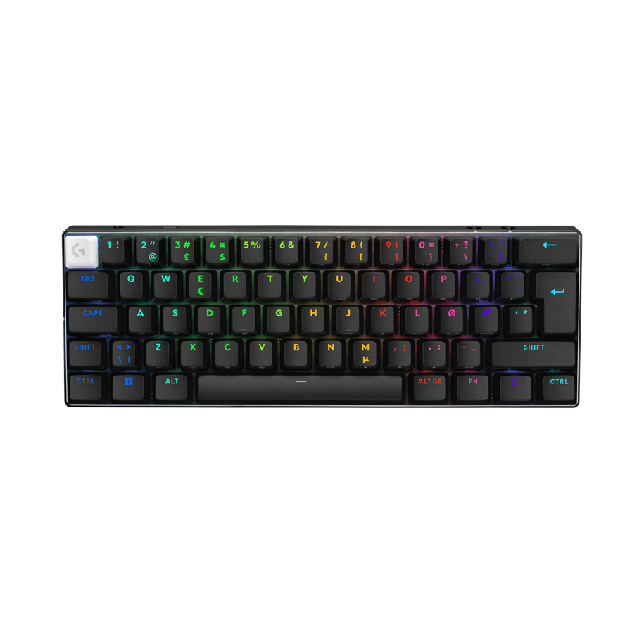 Tastaturen - Logitech G PRO X 60 LIGHTSPEED - Gaming Tastatur (TKL) - Deutsch - Schwarz - 920-011905