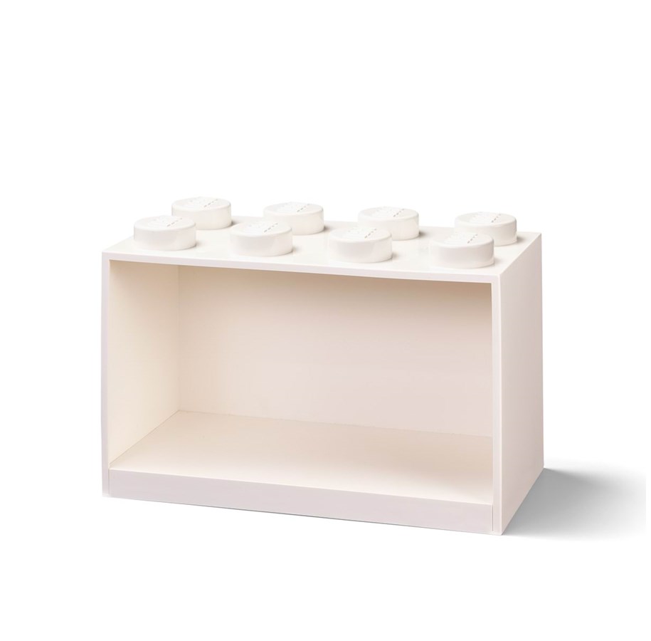 Kinderzimmer - LEGO BRICK SHELF 8  KNOBS- WHITE - 41151735