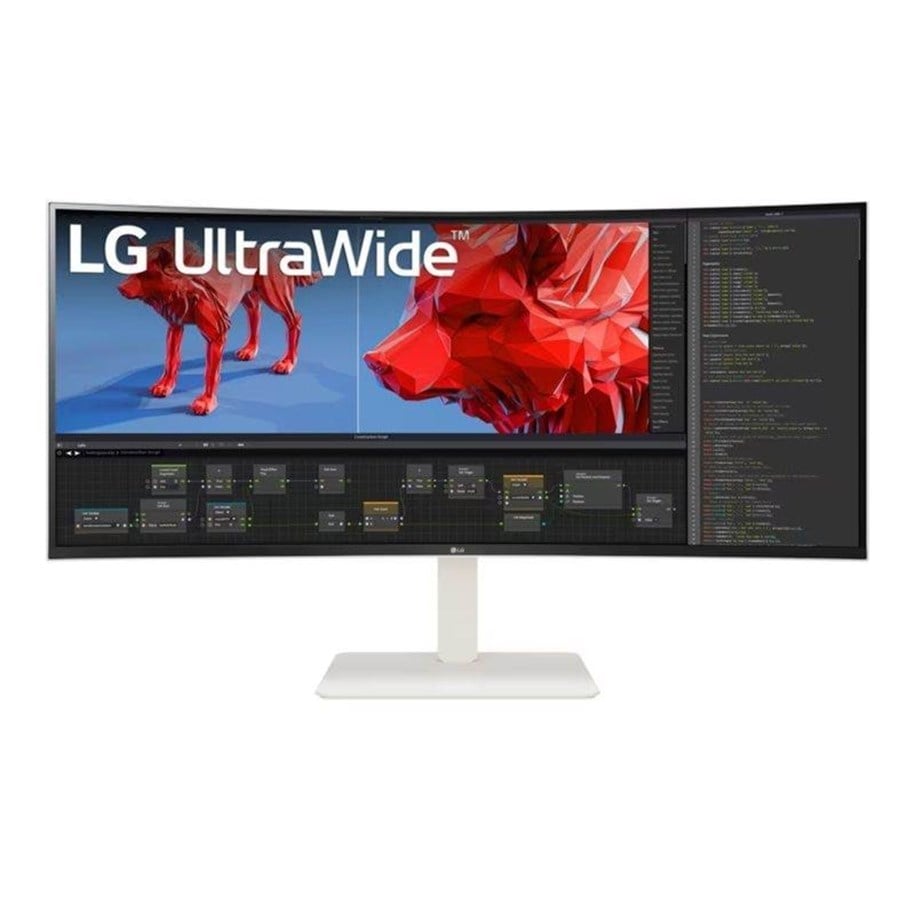Monitor - 38" LG UltraWide 38WR85QC-W - 3840x1600 (WQHD+) - 144Hz - Nano IPS - 90W USB-C - KVM switch - 38WR85QC-W
