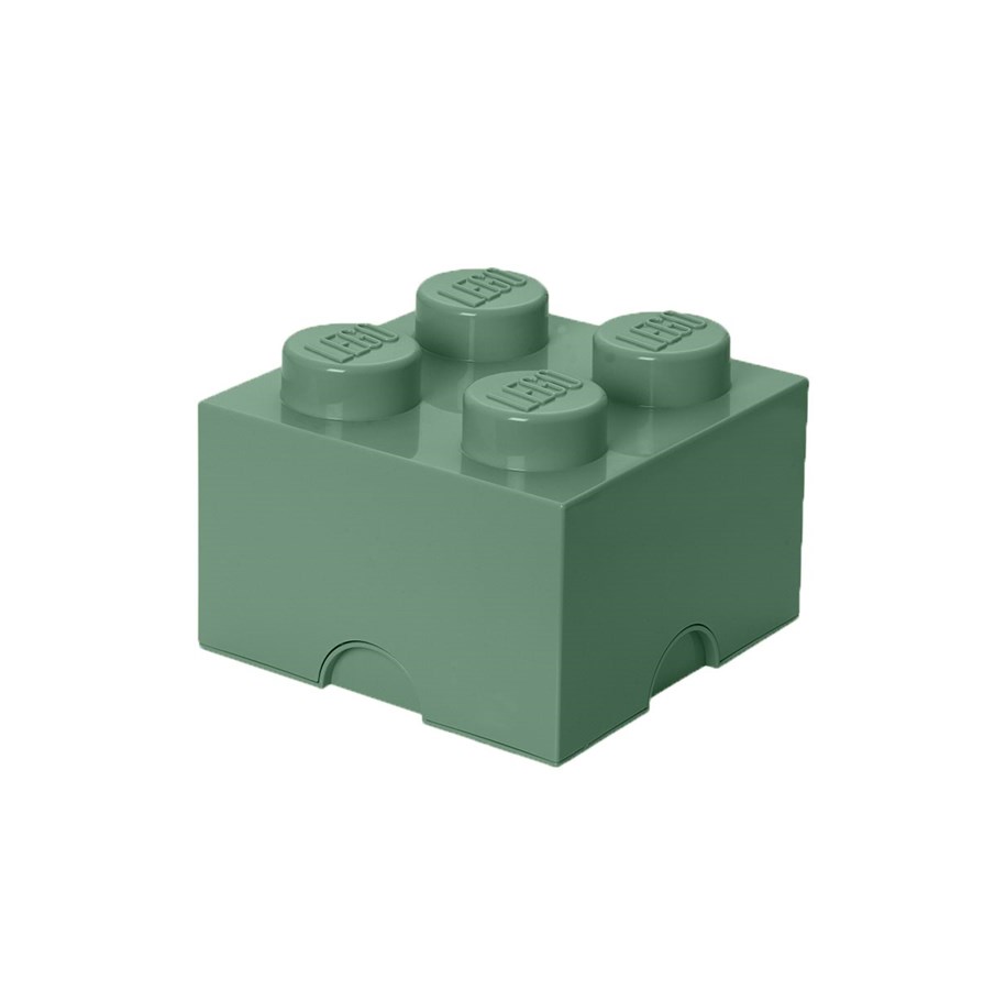Kinderzimmer - LEGO STORAGE BRICK 4 - SAND GREEN - 40031747