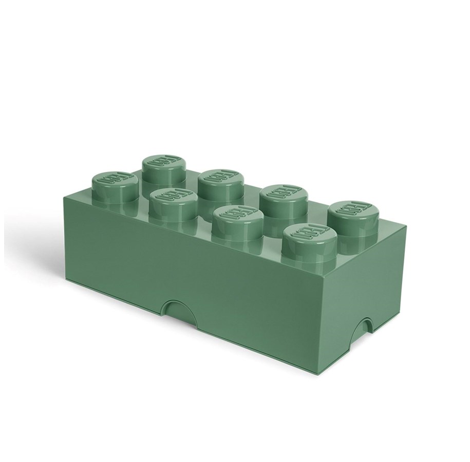 Kinderzimmer - LEGO STORAGE BRICK 8 - SAND GREEN - 40041747