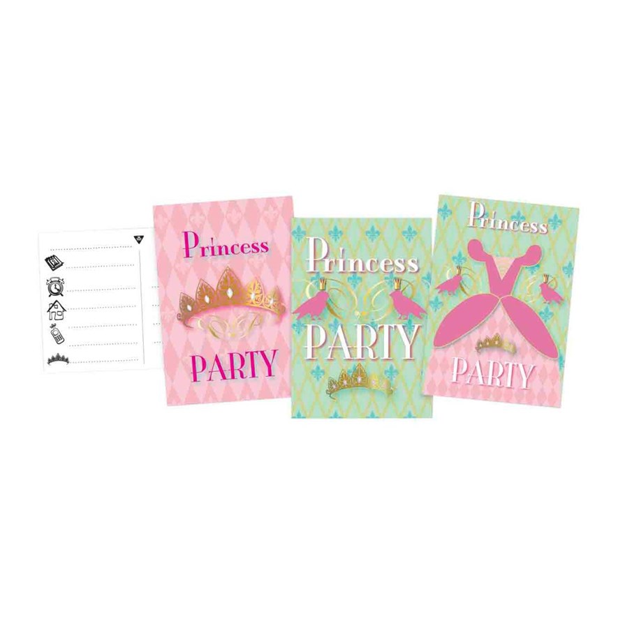 Spielzeug - Haza Witbaard Princess Party Invitations 6pcs. - 435325