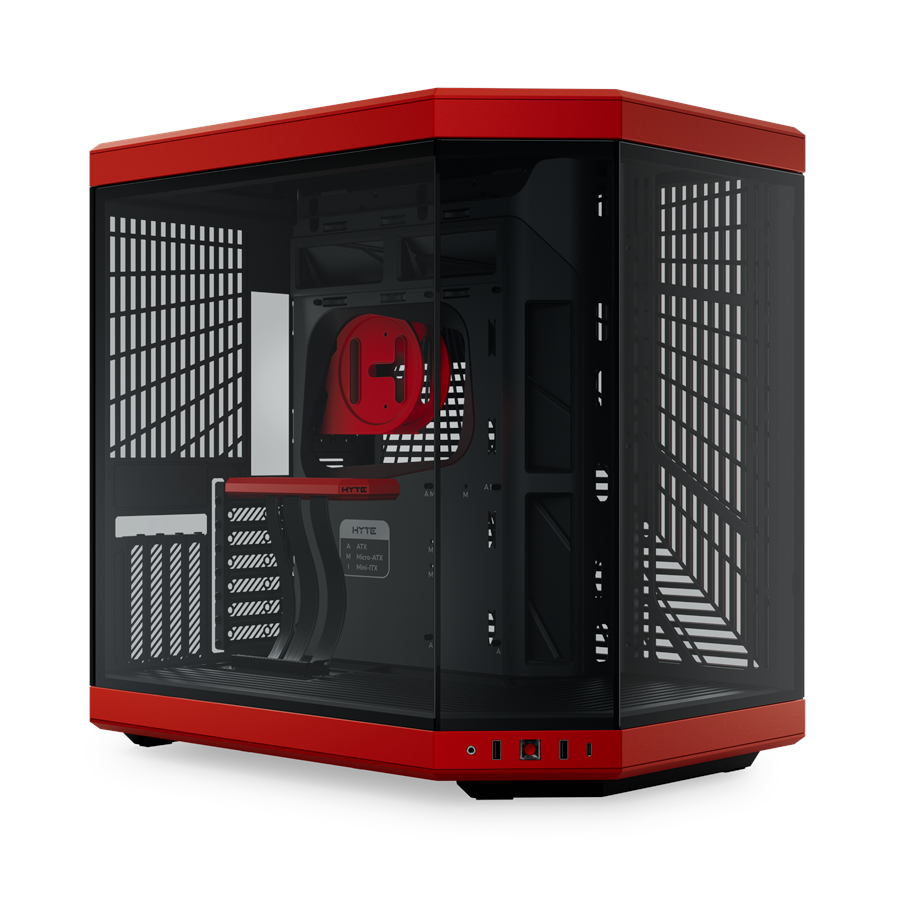 Gehäuse - HYTE Y70 Red - Gehäuse - Miditower - Rot - CS-HYTE-Y70-BR