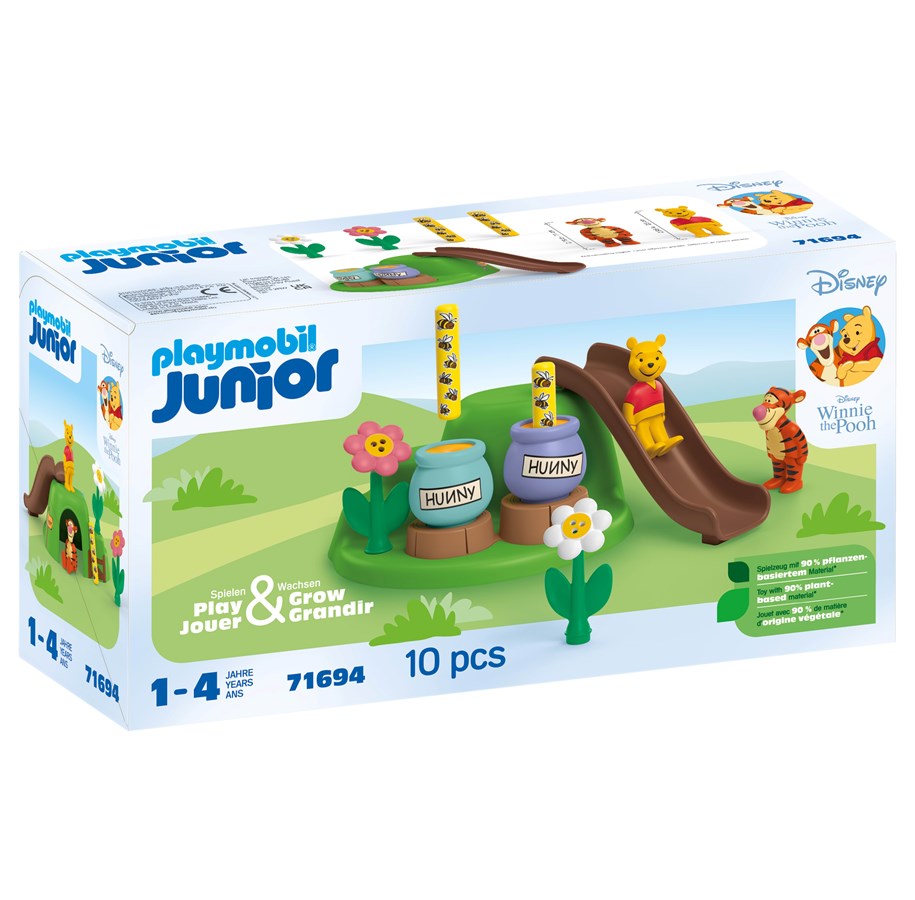Playmobil - Playmobil 1.2.3 - JUNIOR & Disney: Winnie Puuhs & Tiggers Bienengarten - 71694