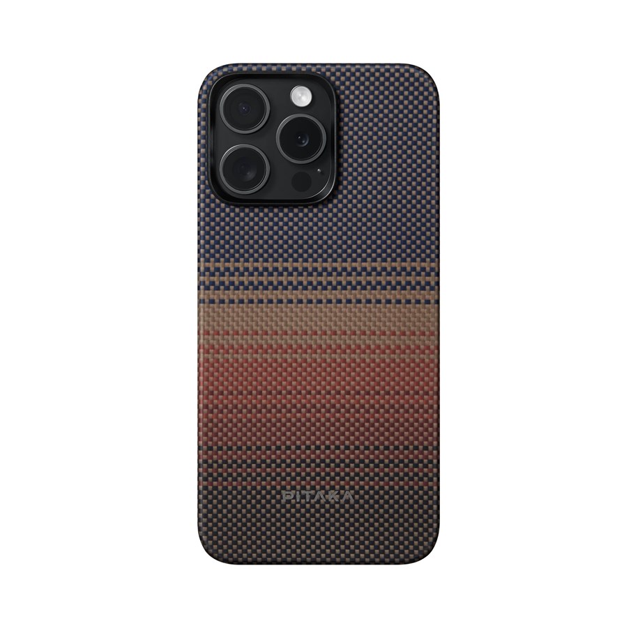 Handys - Cover & Cases - PITAKA MagEZ 5 case sunset  - iPhone 15 Pro Max - KI1501SUM