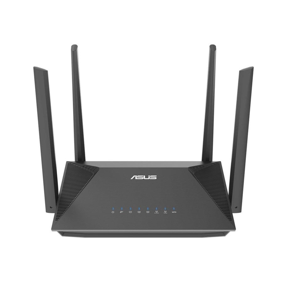 Wlan Router - ASUS RT-AX52 -Wi-Fi 6 - 3-Port switch - 1-WAN-Port - Wireless router Wi-Fi 6 - 90IG08T0-MU2H00