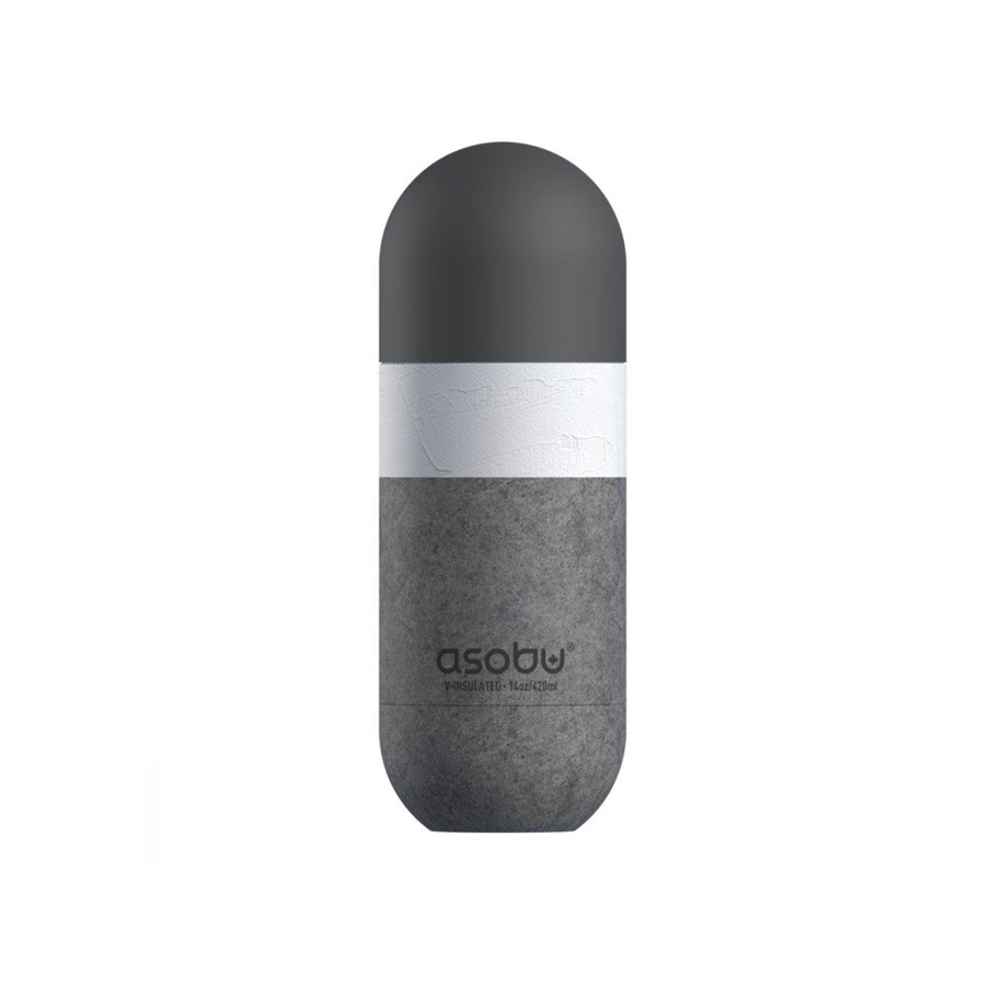 Hunde - ASOBU - Orb Drinkingbottle 400ml - Concrete look - (84259105011) - 84259105011
