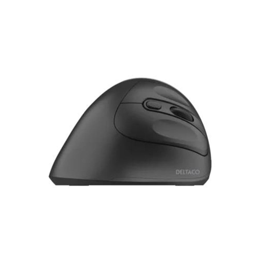 Maus - Deltaco Silent Wireless Vertical mouse 4 buttons 1000-16 - Ergonomische Maus (Schwarz) - MS-815