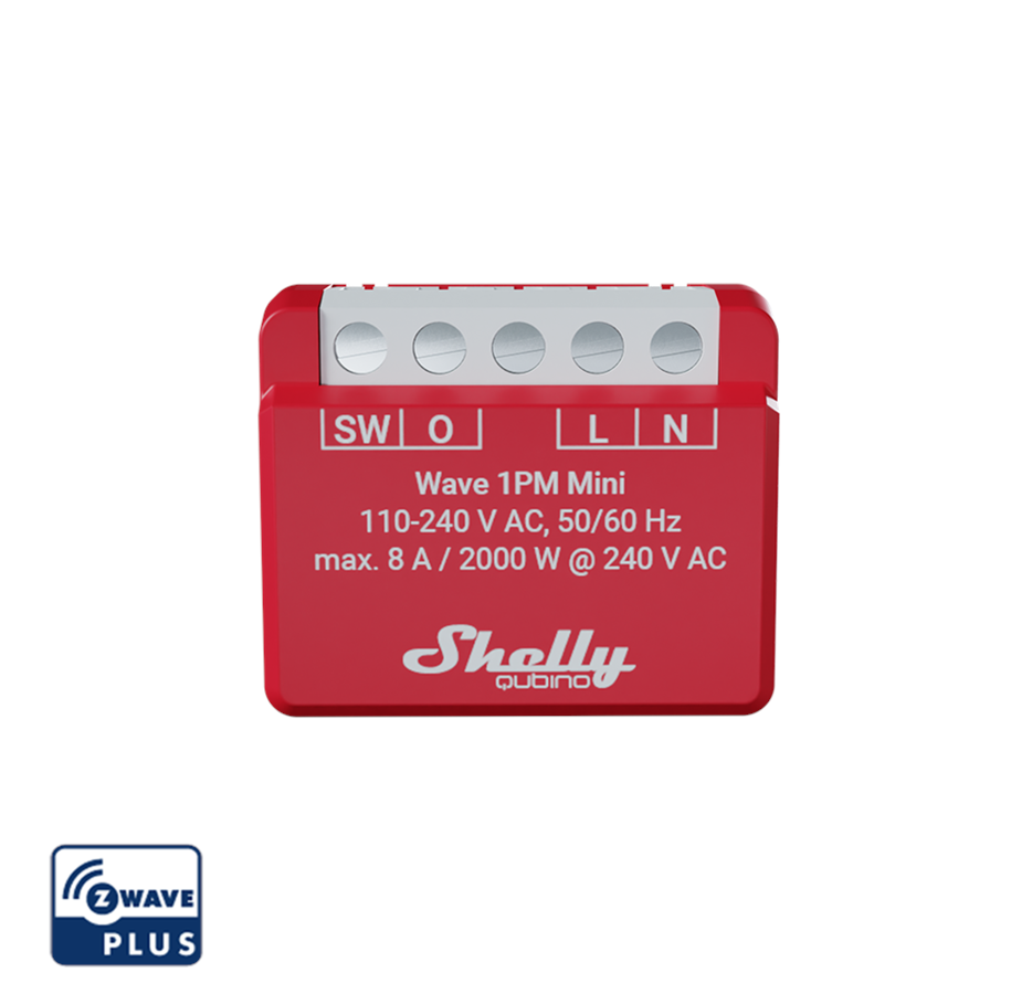 Smart-Home - Shelly Qubino Wave 1PM Mini - Shelly-Q-Wave-1PM-Mini