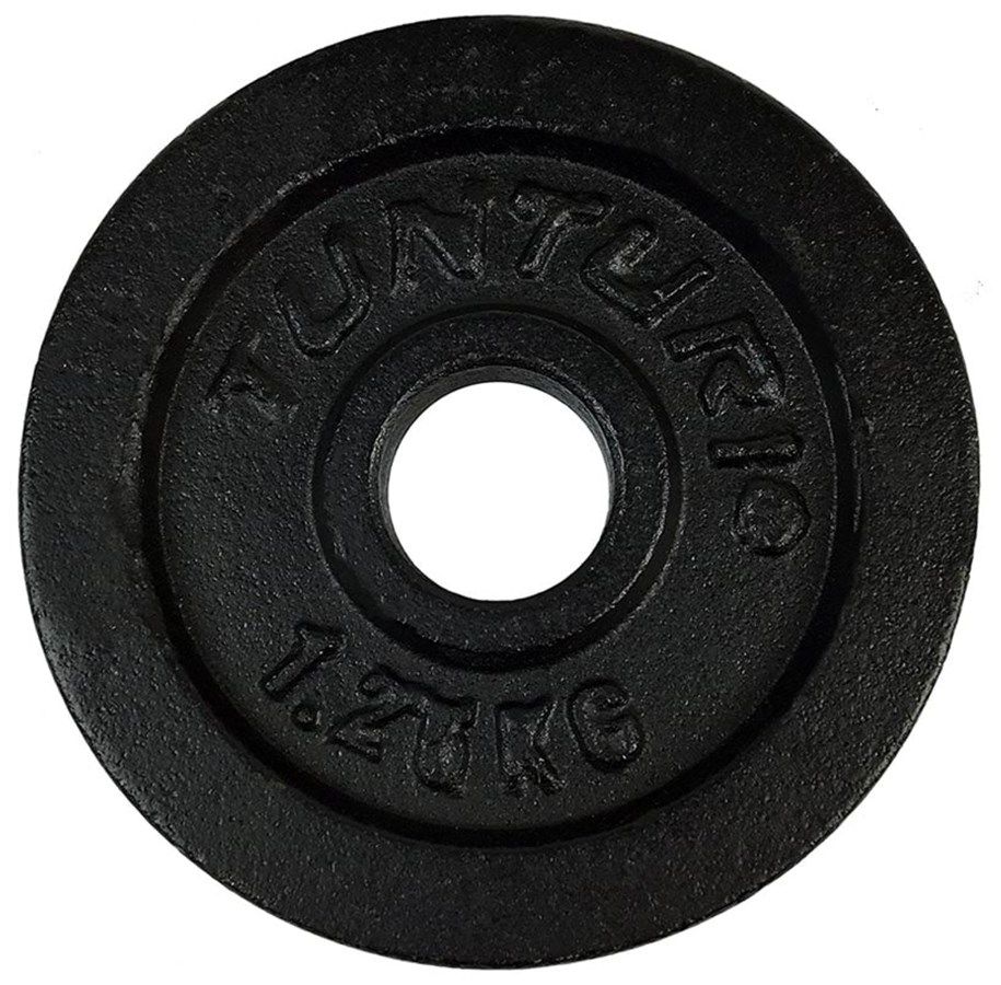 Sport & Fitness - Tunturi Weight Plates Cast iron 2 x 1.25Kg. Ø30 - 14TUSCL094IONE SIZE