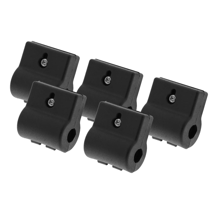 Andere Kabel - Deltaco Mounting clips for modular adapter rings 5-pack black - HDMI-ARACCX5