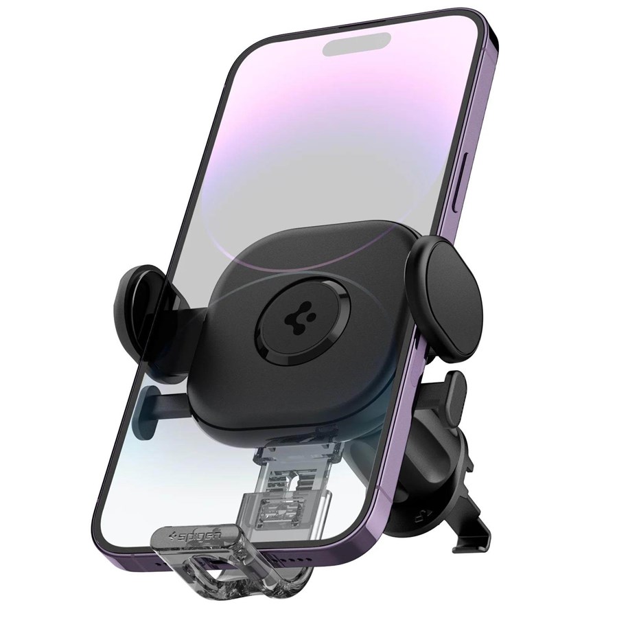 Handys - Anderes Zubehör - Spigen OneTap Universal Car Mount AirVent UTS12 - black - ACP05507