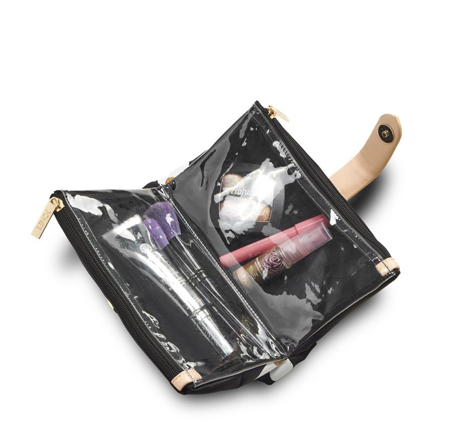 Make-Up - Gillian Jones THE WEEKENDER Makeup Bag in Daisy Print - 5713982006346