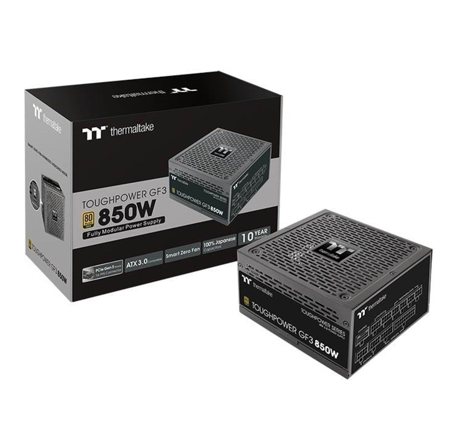 Netzteile - Thermaltake Toughpower GF3 - TT Premium Edition Netzteile - 850 Watt - 135 mm - ATX 3.0 - 80 Plus Gold zertifiziert - PS-TPD-0850FNFAGE-4