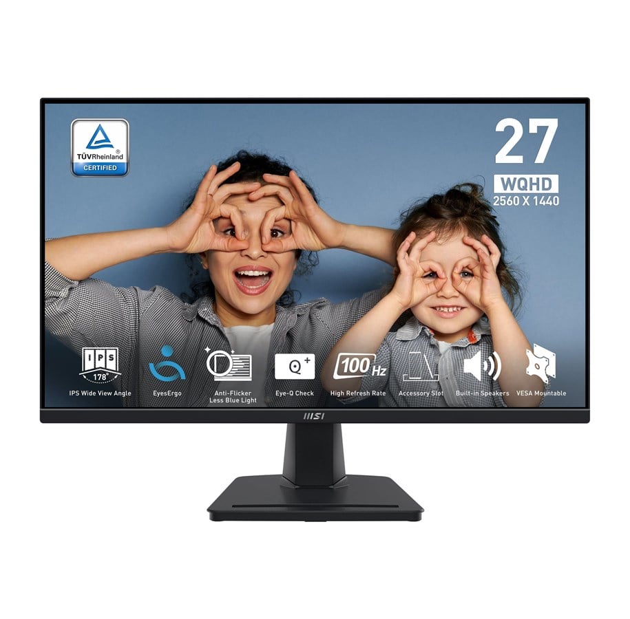 Monitor - 27" MSI PRO MP275Q | 2560x1440 | 100Hz | IPS - PRO MP275Q