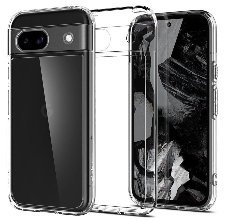 Handys - Cover & Cases - Spigen Ultra Hybrid - crystal clear - Google Pixel 8a - ACS07260