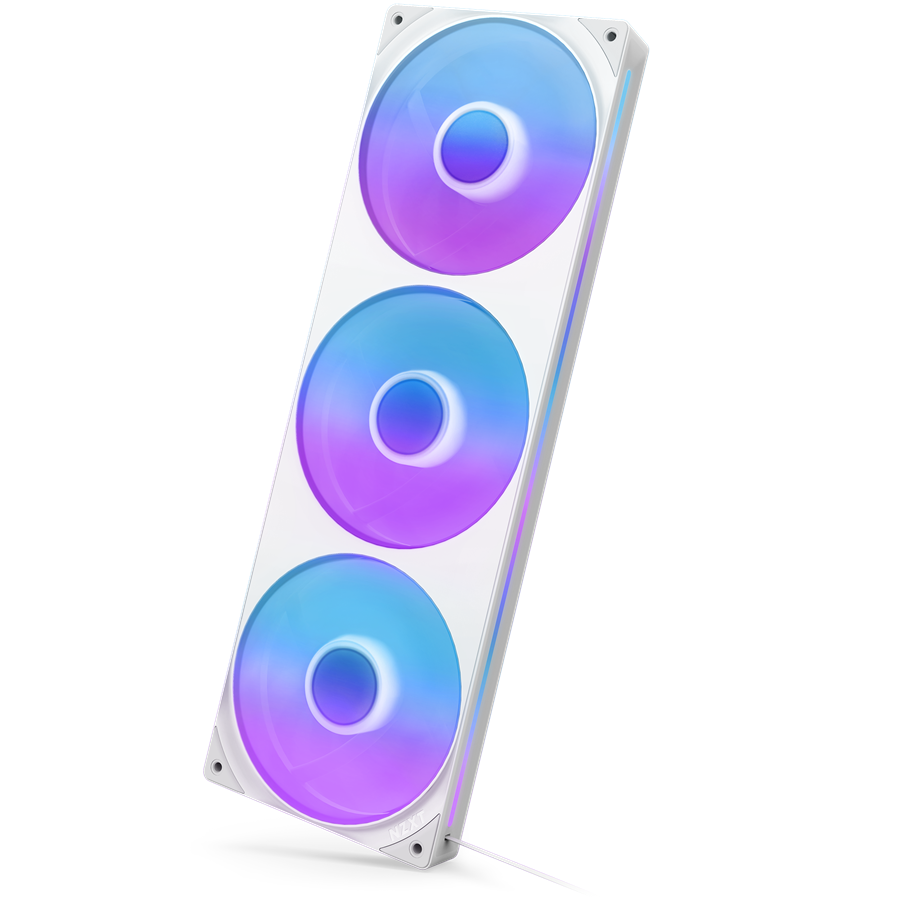 Gehäuselüfter - NZXT F360 RGB CORE UNIBODY - 360mm - Gehäuselüfter - Weiß - 30 dBA - RF-U36HF-W1