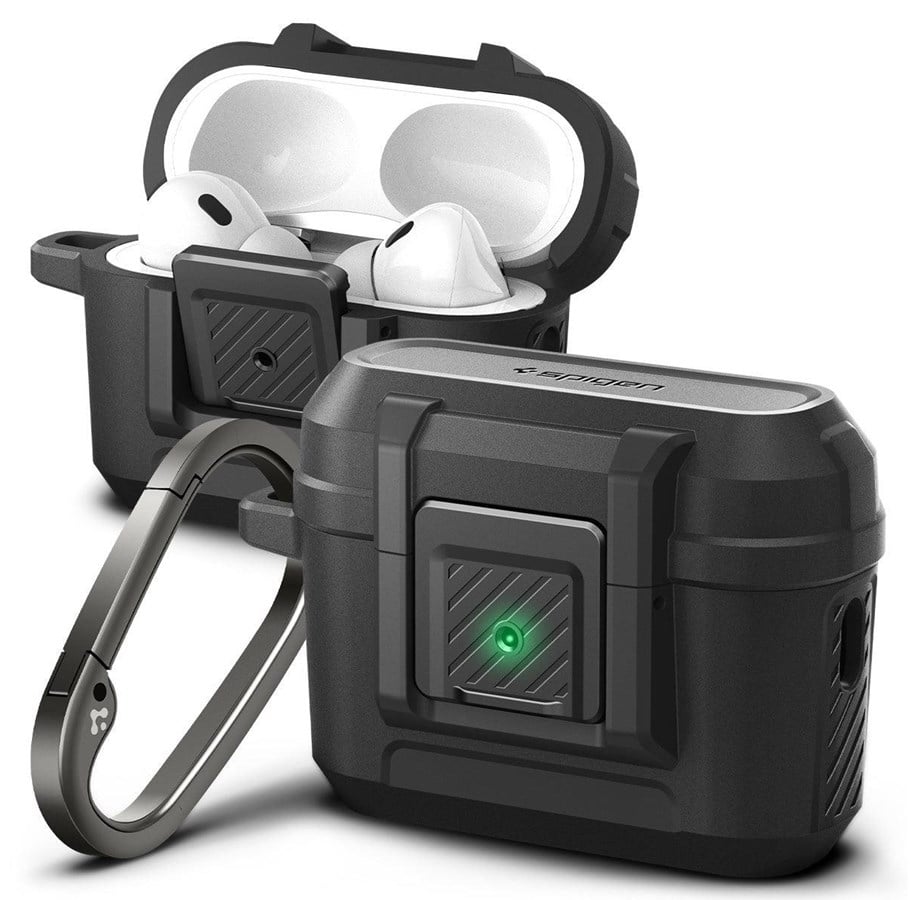 Handys - Anderes Zubehör - Spigen Lock Fit - matte black - AirPods Pro 2 - ACS05485