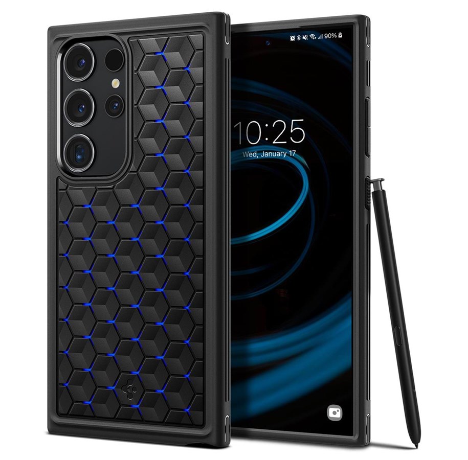 Handys - Cover & Cases - Spigen Cryo Armor - cryo blue - Samsung Galaxy S24 Ultra - ACS07290