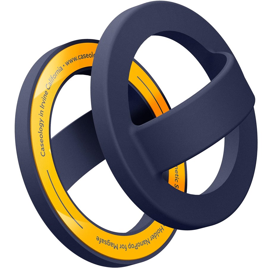 Handys - Anderes Zubehör - Spigen Caseology Nano Pop MagSafe Silicone Holder - blueberry navy - AFA07059