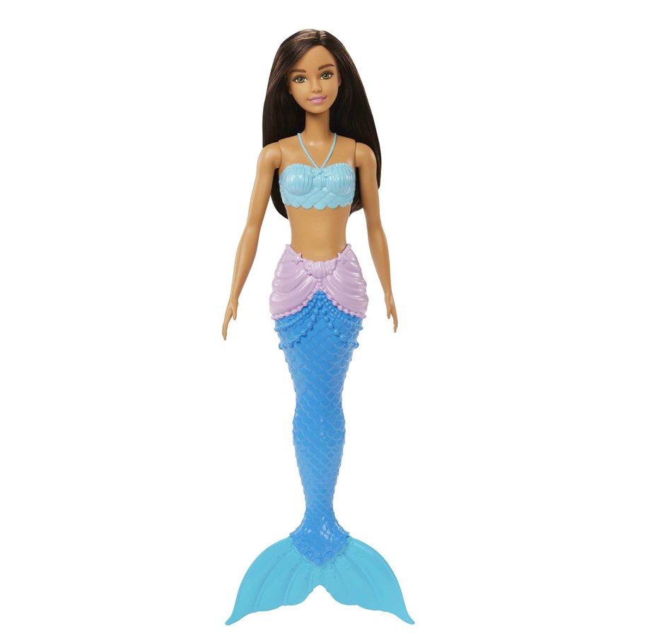 Dolls & Accessories - Barbie Dreamtopia Mermaid Doll - Blue - HGR07