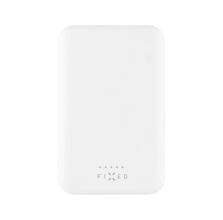 Handys - Adapter und Ladegeräte - FIXED MagZen Wireless PD 20W Power Bank 6.000 mAh White - FIXZENM-6-WH