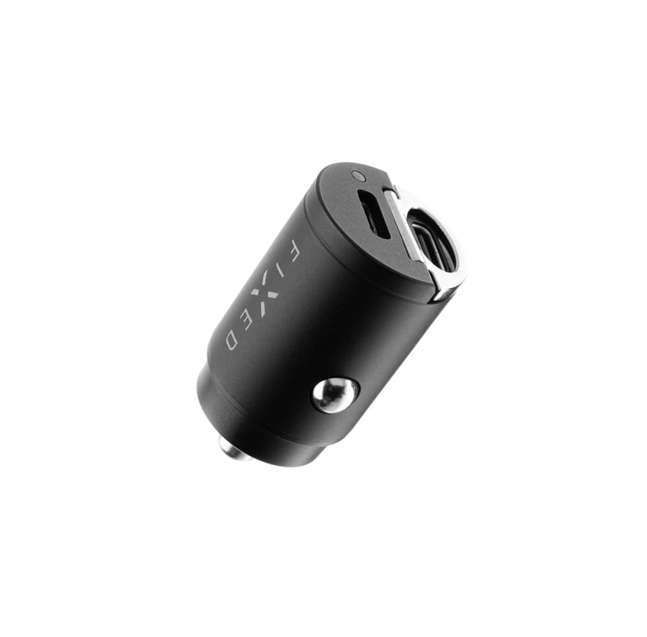 Handys - Adapter und Ladegeräte - FIXED Super Fast Car Charger 30W 2xUSB-C/USB-C Cable 1m - FIXCC30M-2CC-BK
