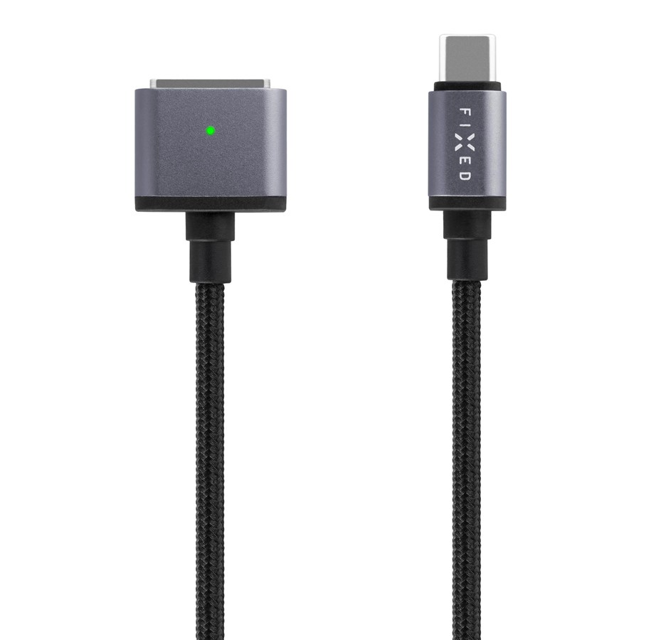 USB Kabel - FIXED MacBook MagSafe 3 140W USB-C Cable 2m Black - FIXD-MS3-GR