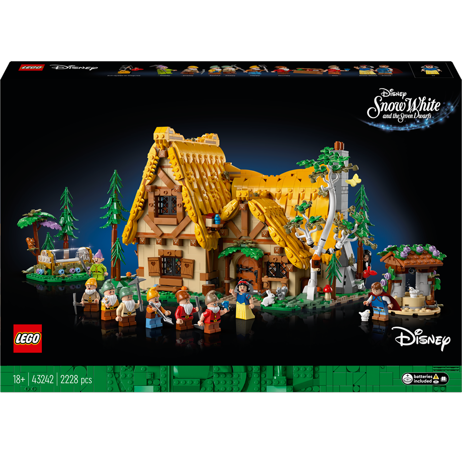 LEGO®  - LEGO Disney 43242 Die Hütte von Schneewittchen und den sieben Zwergen - 43242