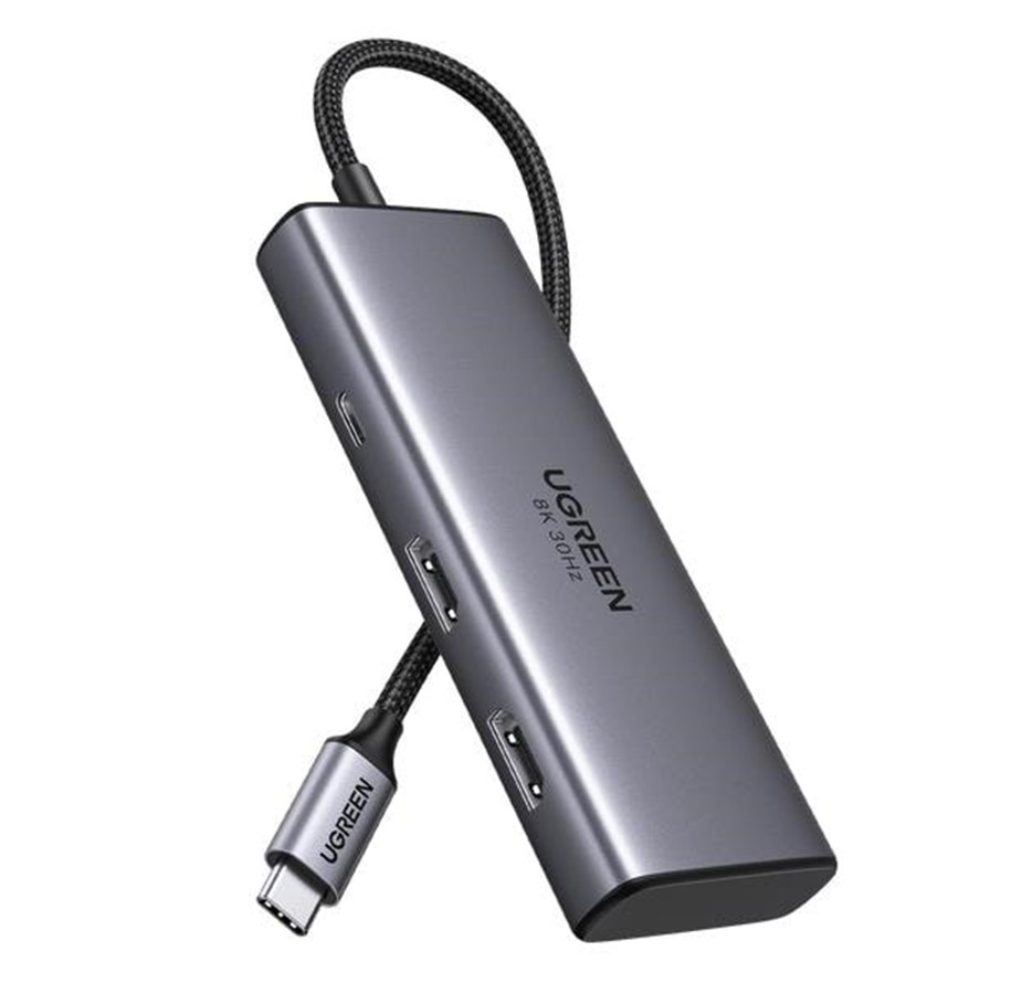 Dockingstationen - UGREEN Revodok 206 6-in-1 USB-C Hub - 15852
