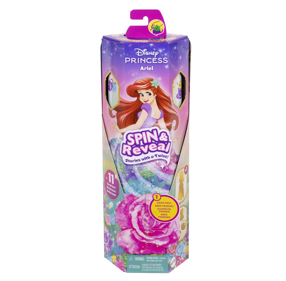 Dolls & Accessories - Disney Princess Spin & Reveal Ariel - HTV88