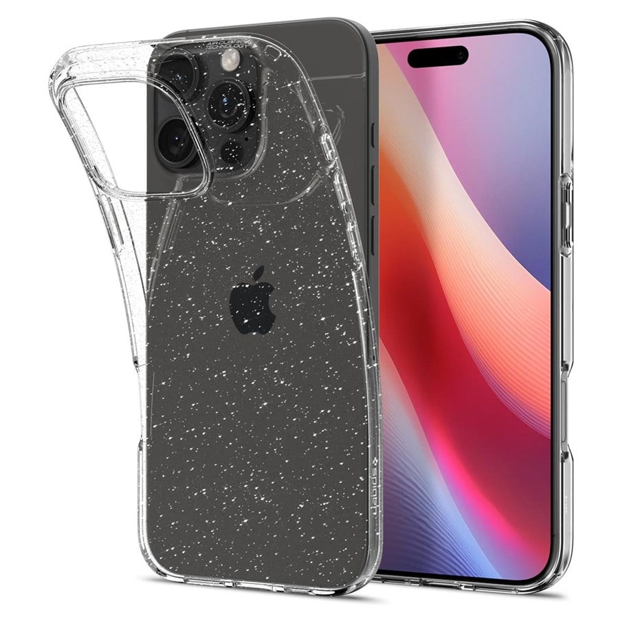 Handys - Cover & Cases - Spigen Liquid Crystal Glitter - crystal quartz - iPhone 16 Pro - ACS08113