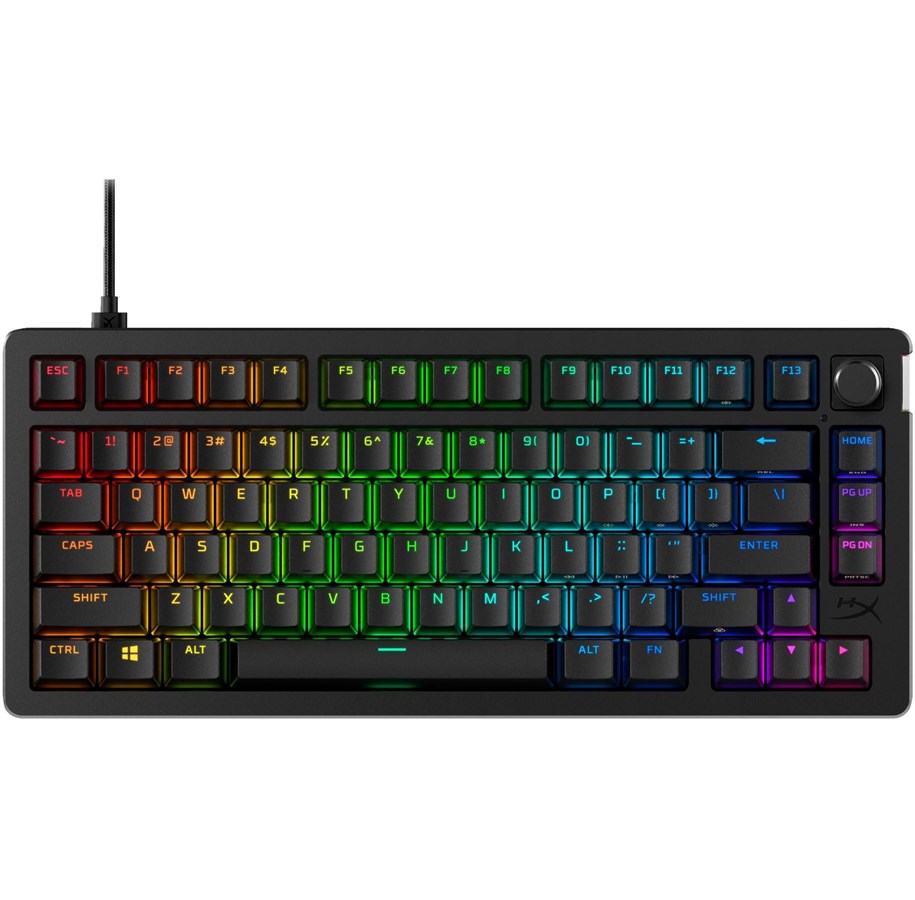 Tastaturen - HyperX Alloy Rise Gaming Keyboard 75 - AZERTY - Gaming Tastatur - Französisch - Schwarz - 7G7A4AAABF