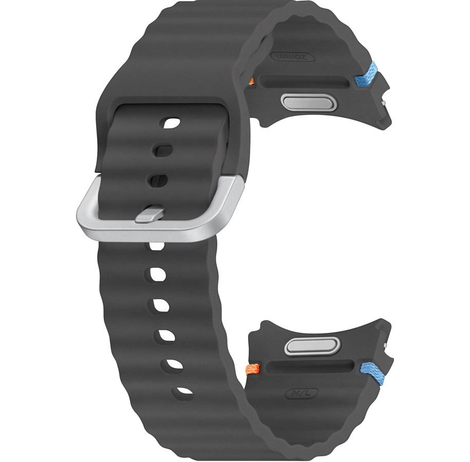 Smartwatch - Accessories - Samsung Galaxy Watch7 Sport Band (M/L) - Dark Grey - ET-SNL31LBEGEU