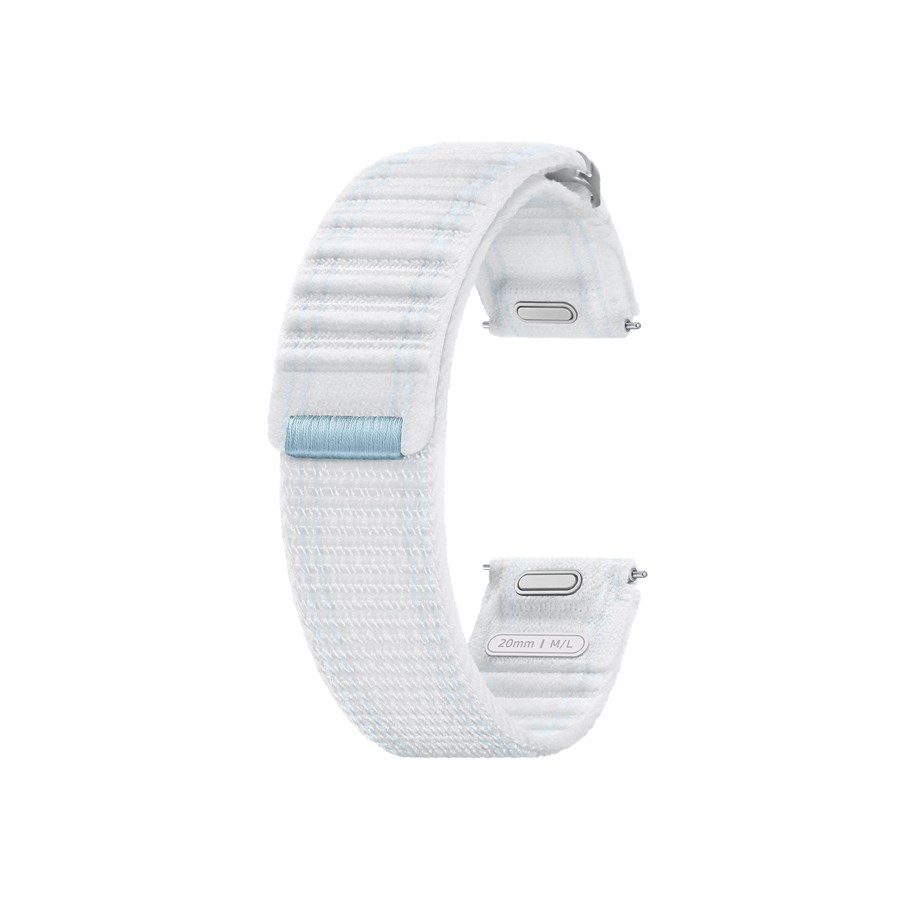 Smartwatch - Accessories - Samsung Galaxy Watch7 Fabric Band (M/L) - Blue White - ET-SVL31LWEGEU
