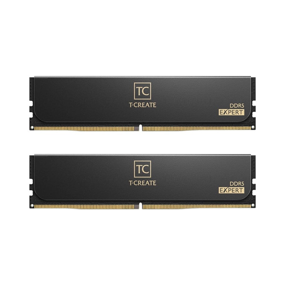 RAM - Team Group T-Create Expert DDR5-6000 - 32GB - CL30 - Dual Channel (2 pcs) - AMD EXPO & Intel XMP - Schwarz - CTCED532G6000HC30DC01