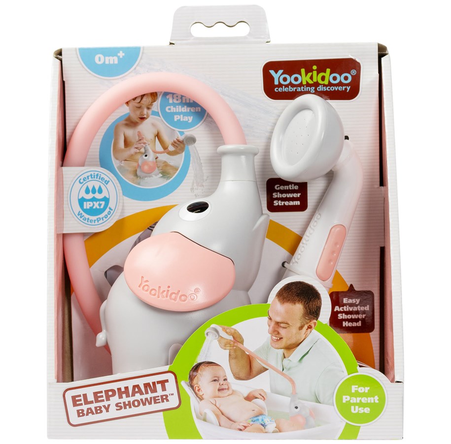 Babypflege - Yookidoo - Elephant Baby Shower - Rosa - YO40213