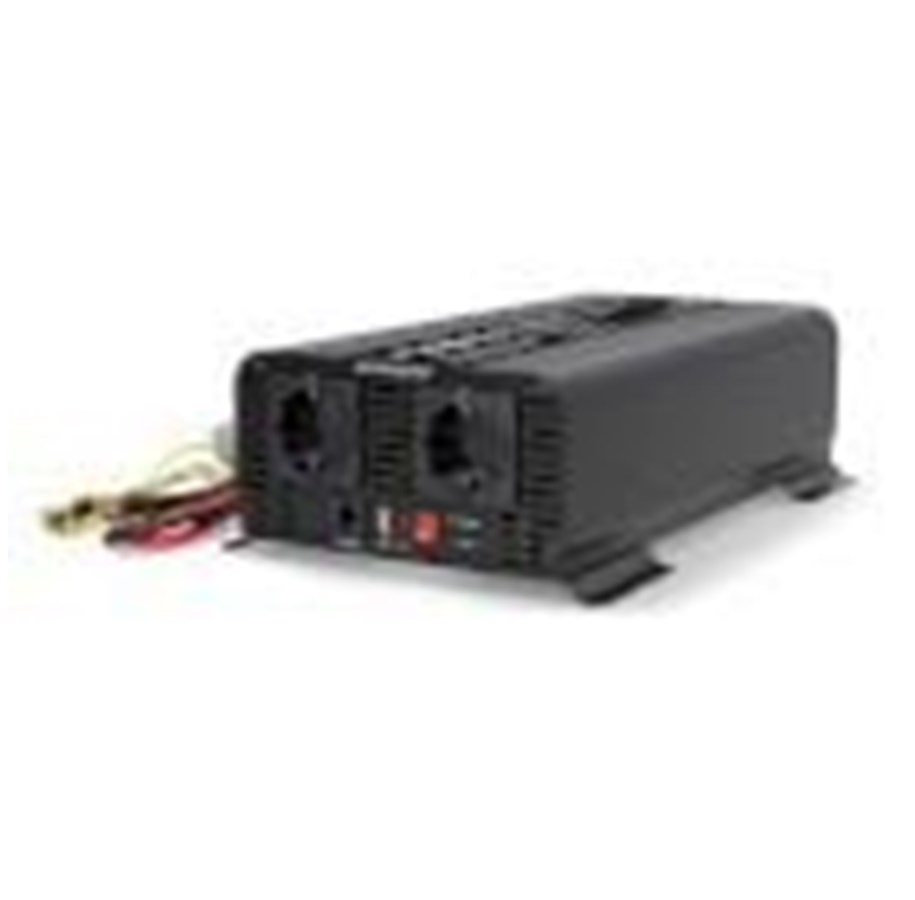 Netzteile - Nedis Power Inverter Pure Sine Wave | Input voltage: 24 V DC Netzteile - 1000 Watt - 80 Plus - PIP100024FBK