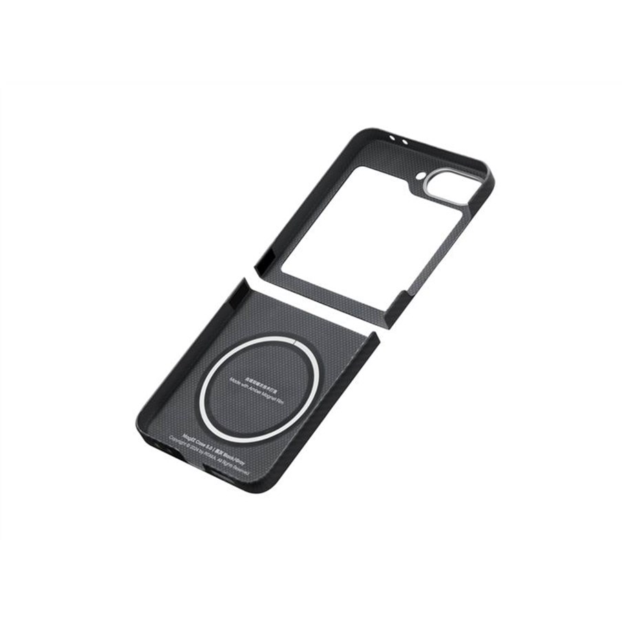 Handys - Cover & Cases - PITAKA MagEZ Case 5 black/gray - Samsung Galaxy Z Flip 6 - FBFLIP6