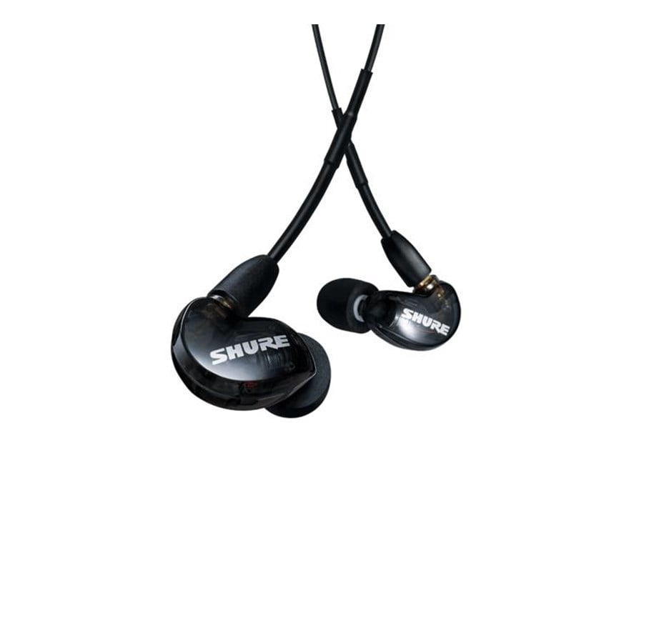 Kopfhörer/Headsets - Shure AONIC 215 - Sound Isolating Earphones - Up to 37 dB - Black - SE215DYBK+UNI-EFS