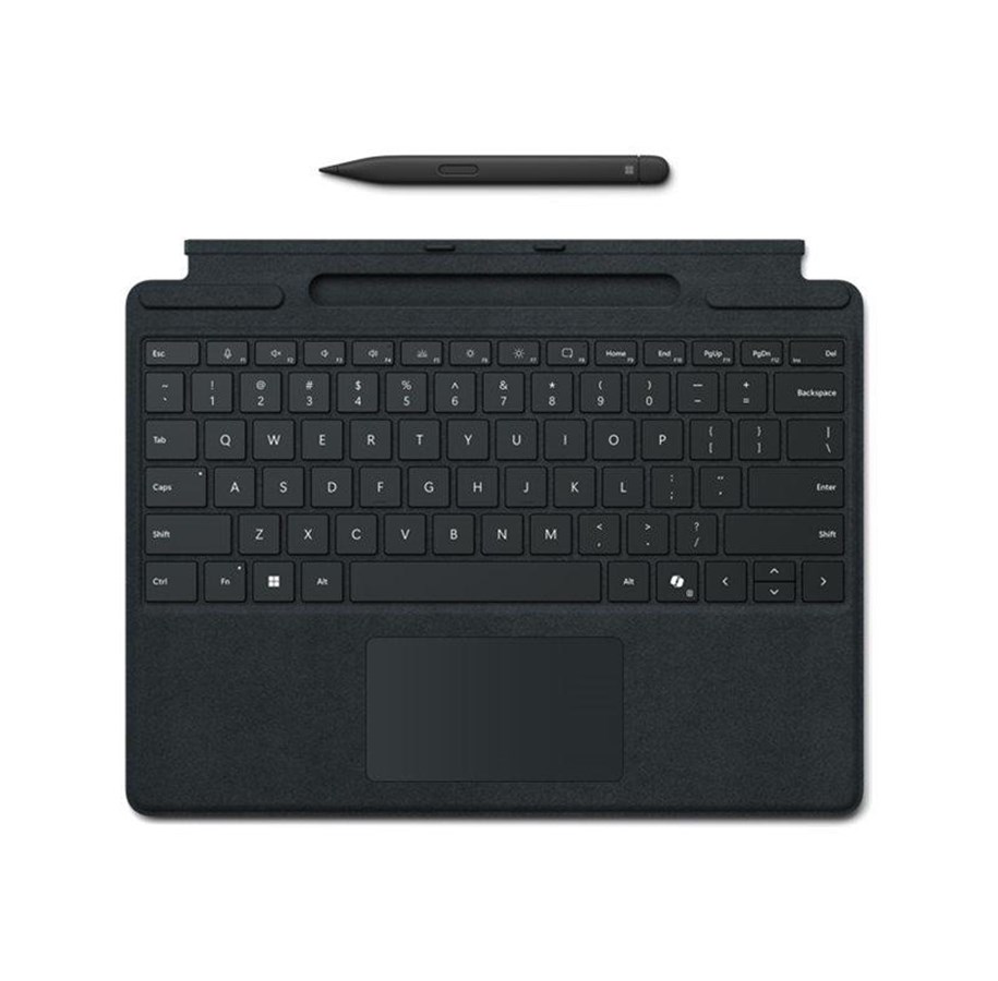Tastaturen - Microsoft Surface Pro Keyboard - Tastatur - Englisch (UK) - Schwarz - 8X8-00143