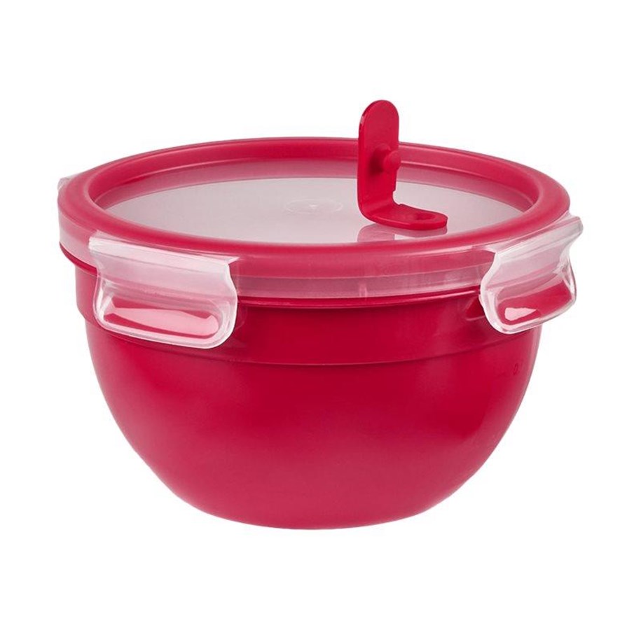 Küchenzubehör - EMSA CLIP & MICRO - food storage container - red - 2.6 L - N1060600