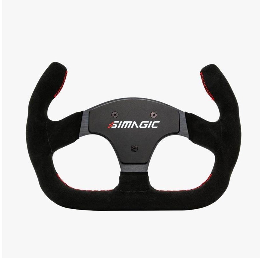 Gaming Zubehör - Simagic C-Shaped 325mm - WITHOUT HUB - Alcantara - Lenkrad & Pedale Set - P-325C(Alcantara)