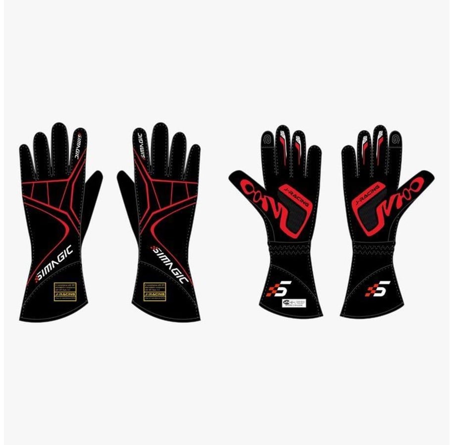 Gaming Zubehör - Simagic Racing Gloves - Size: 2XL - Gloves(Outer Seam)-2XL