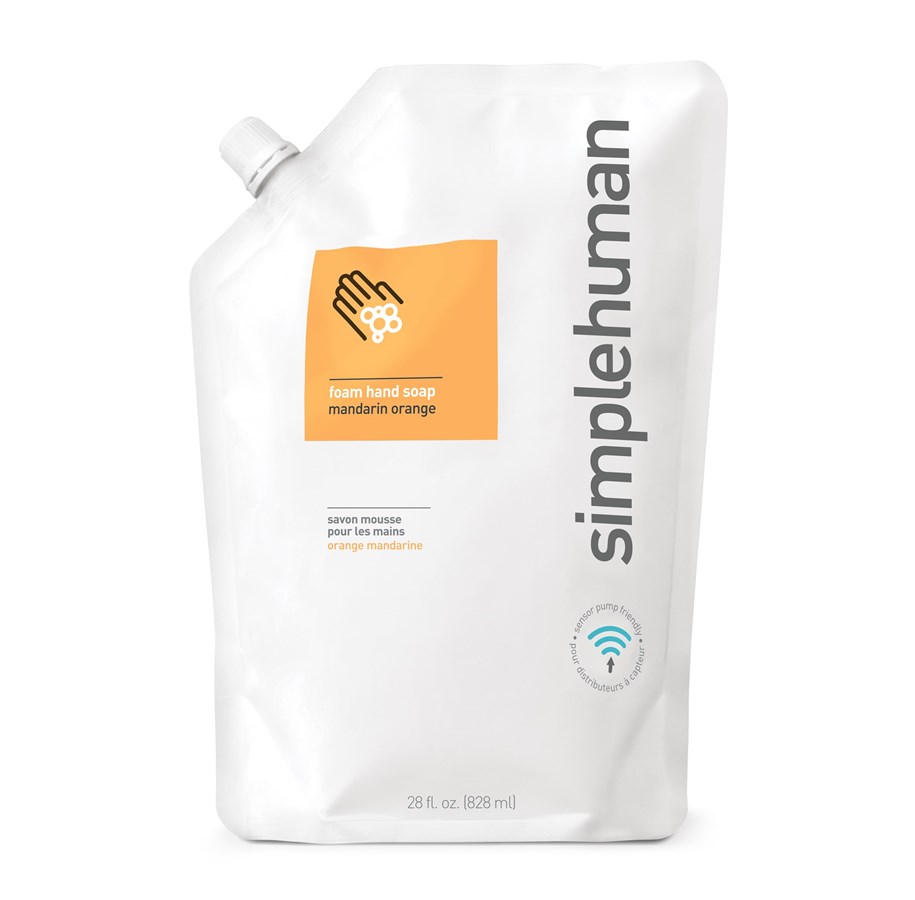 Körperpflege - Simplehuman 828 ml Schaumseife Nachfüllpackung, Mandarinenorange - CT1078
